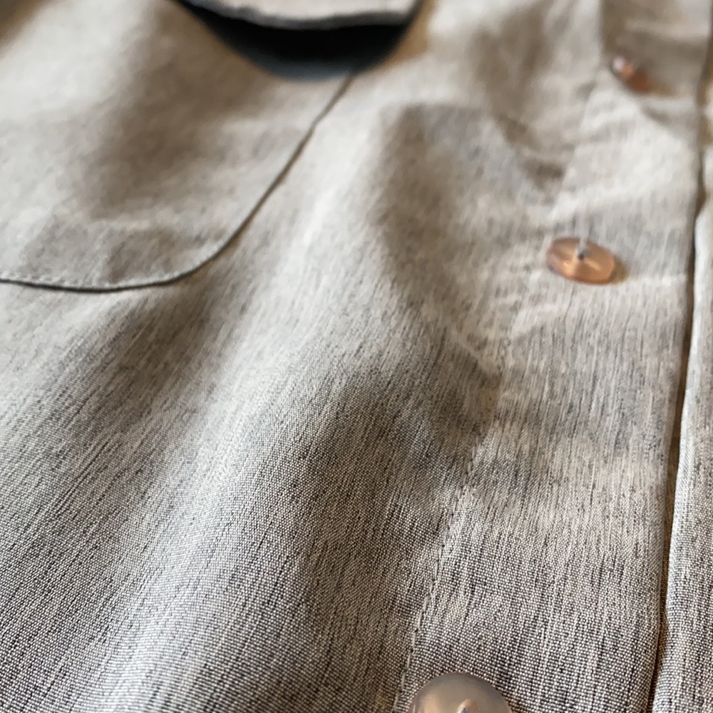 Grey Patterned Elliot Button Up - image 3